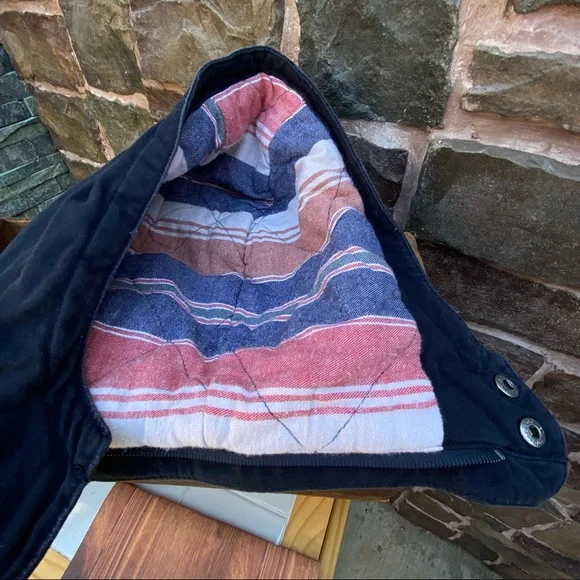 ✨TNA ARTIZIA BOMBER FLANNEL LINED WINTER JACKET WITH DETACHABLE HOOD XS - Picture 14 of 15